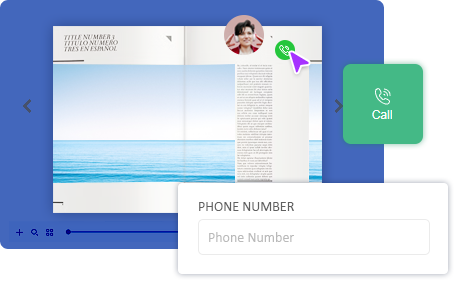 Make a Phone Call - Build Instant Contact with Readers
